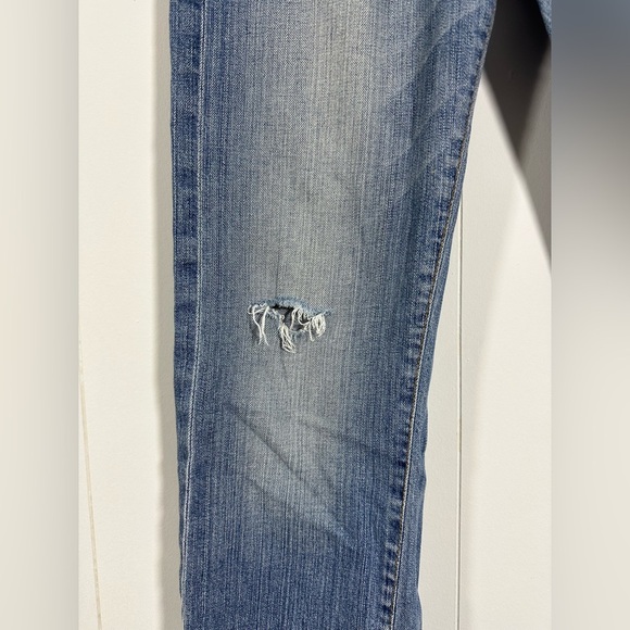 AG Adriano Goldschmied Jeans Women Sz 27R The Tomboy Distressed USA Low Rise Y2K - Picture 3 of 16